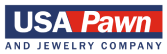 USA pawn and jewelry company logo