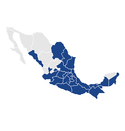 map of Mexico